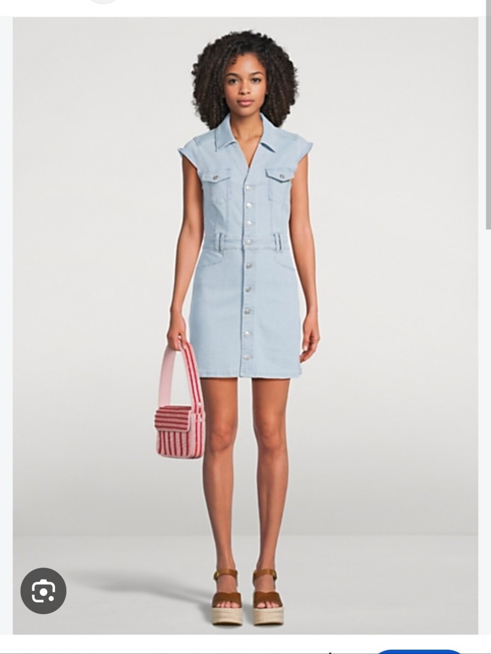 PAIGE NWT Jaxsyn Denim Dress